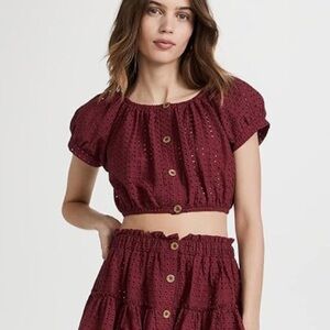 Eberjey Portola Harper Crop Top